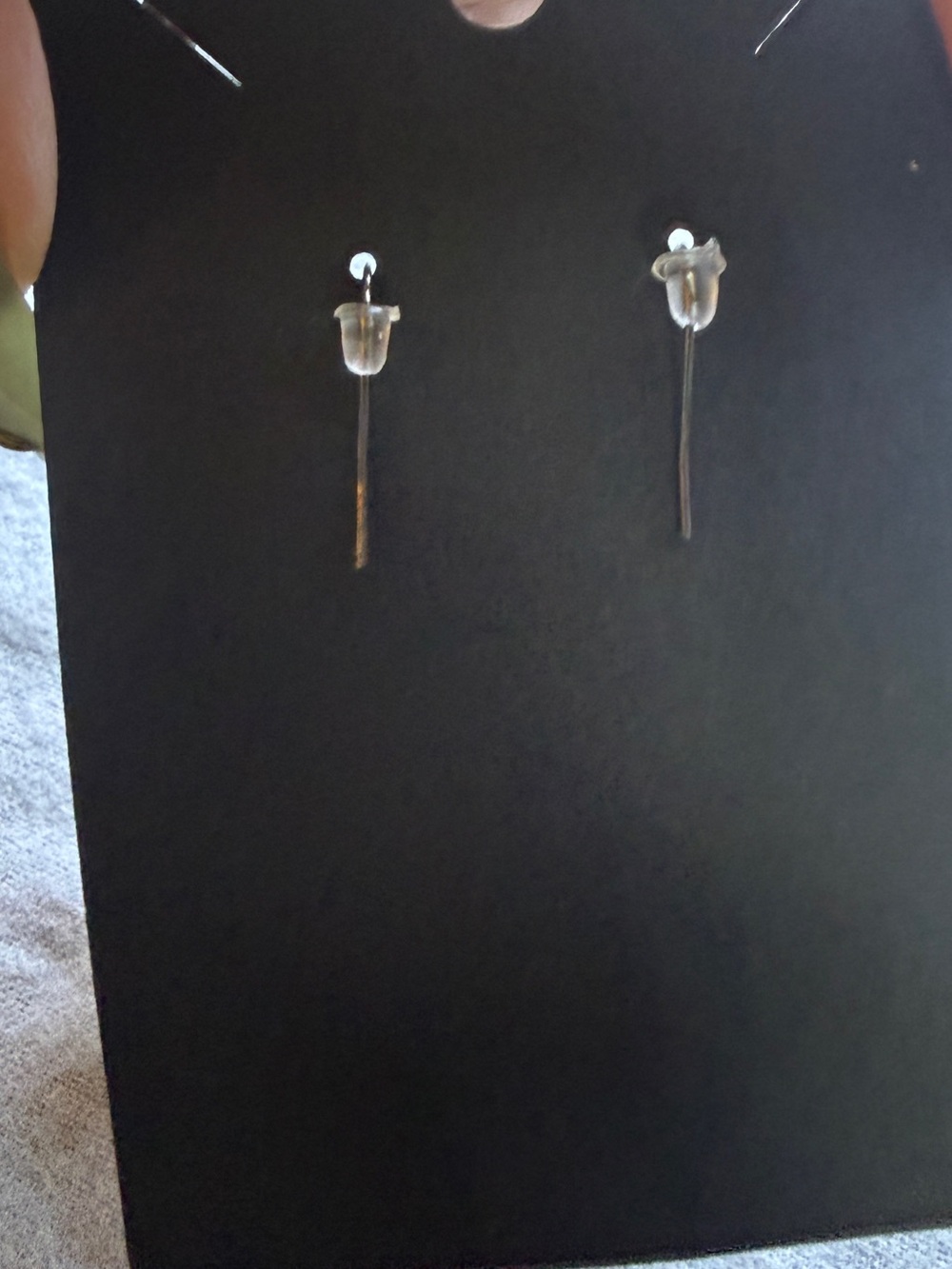 Handmade Skull Bottle Cap Dangle Earrings - Picture 2 of 3
